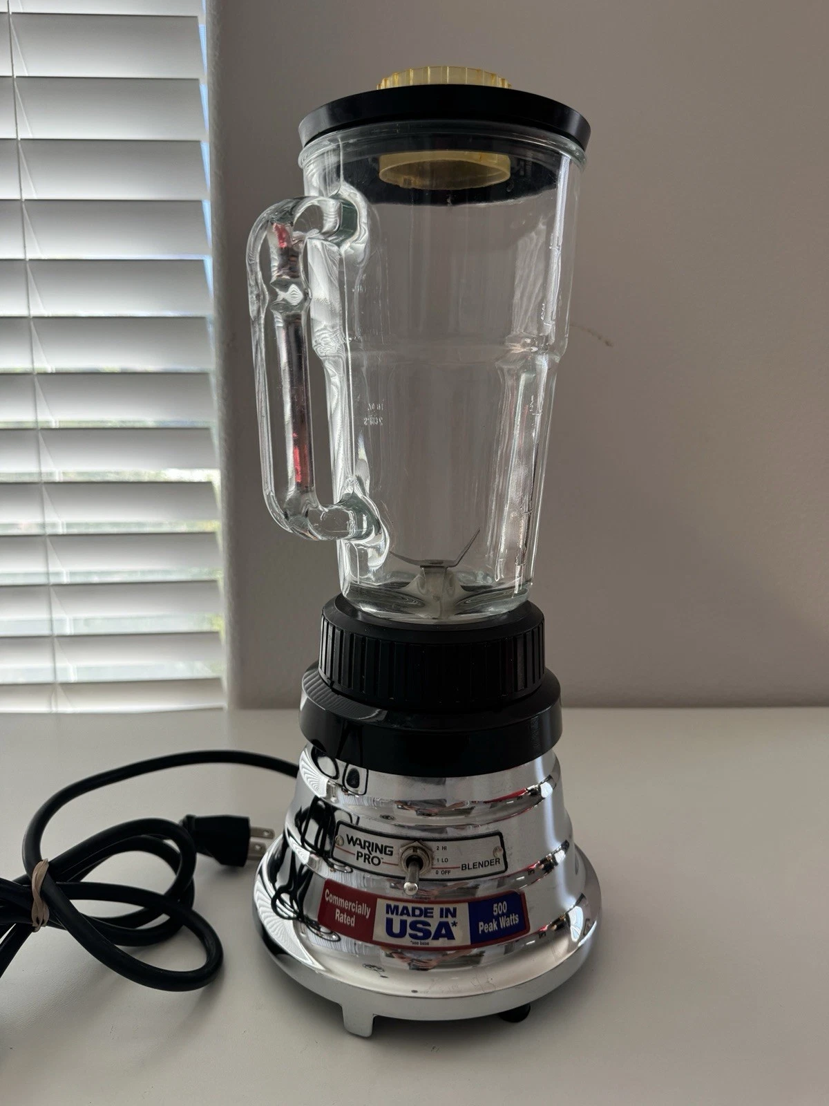 Vintage Waring Pro WPB05 Blender 500 Peak Watts Made in USA Tested Works
