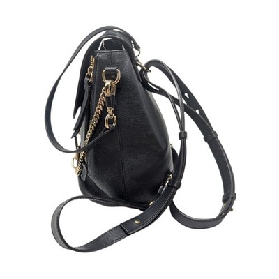 Chloè Black Faye Leather Suede Backpack Shoulder Bag Chloè Black Faye Leather Suede Backpack Shoulder Bag | eBay main image 2