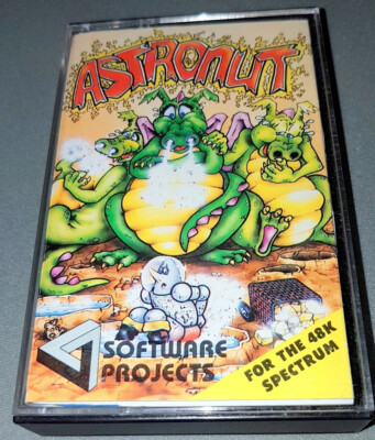 ASTRONUT - SOFTWARE PROJECTS - ZX Spectrum 48K / 128K Cassette - RARE Release