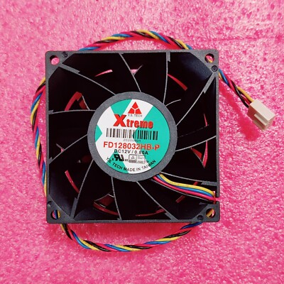 New FD128032HB-P Xtreme 80 x 32 mm 4Pin highspeed Chassis Fan with fan guard