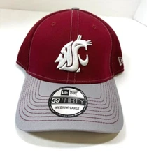 Washington State Cougars NCAA NE "2 Tone  Neo"  Flex-Fit Hat - Maroon