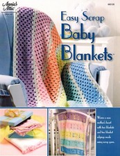 Easy Scrap Baby Blankets Crochet 2 Blankets 2 Edgings Pattern Leaflet