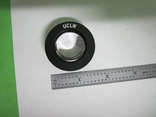 MICROSCOPE PART UCLW OLYMPUS JAPAN CONVEX LENS ADAPTER OPTICS AS IS BIN S2-B-03