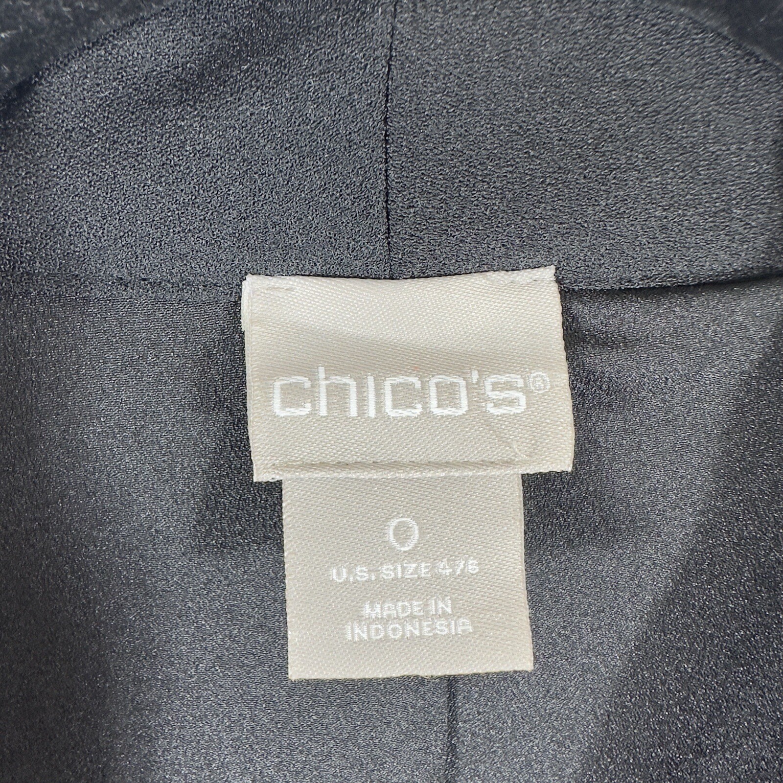 Chico’s Patchwork Open Front Jacket Cardigan  Siz… - image 11