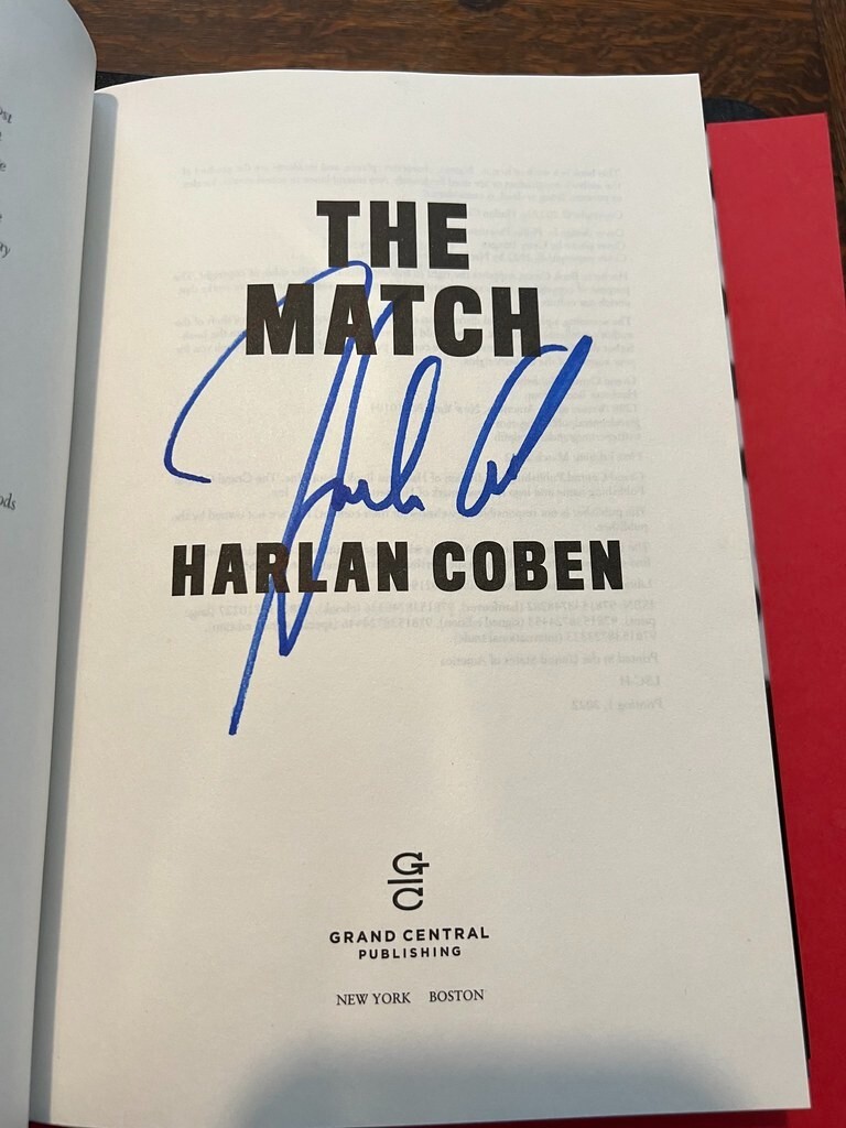 The Match by Harlan Coben Signed 1st Like New Hardcover 2022 Wilde 2