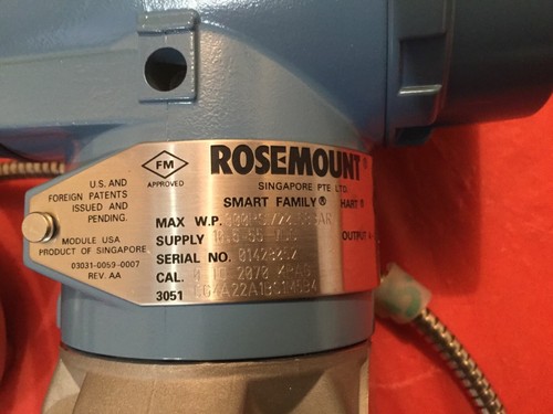 ROSEMOUNT 3051CG4A22A1BS1M5B4 Coplanar Gage Pressure Transmitter - Picture 3 of 8