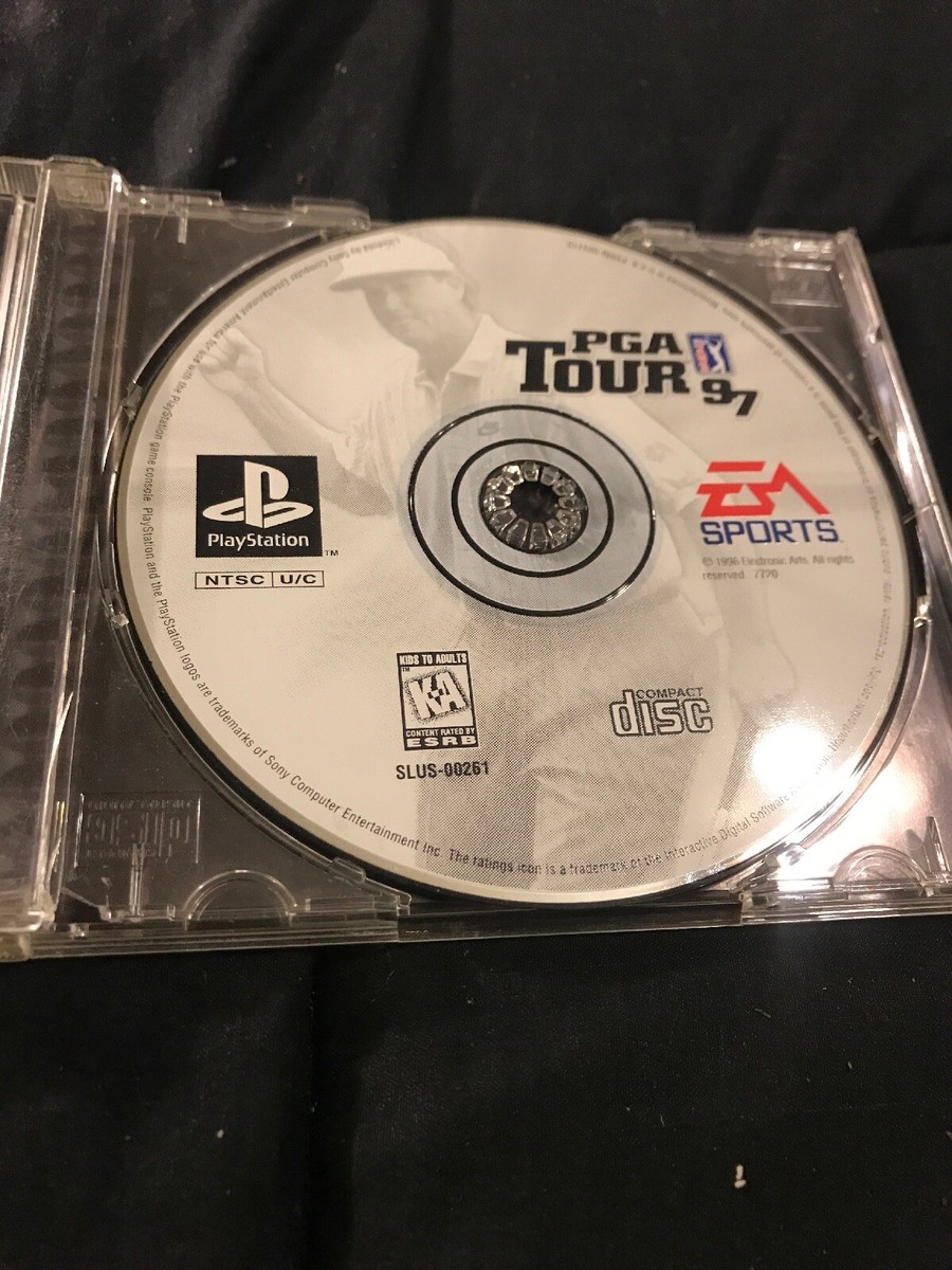 PGA Tour 97 Black Label PlayStation 1 PS1 EX Vintage Gaming