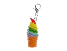 Soft Ice Cream Cone Charm Ice Pendant Charm Dessert Miniblings bu