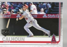 2019 Topps 150 Years of Baseball Gold Stamp Kole Calhoun card # 273 Angels