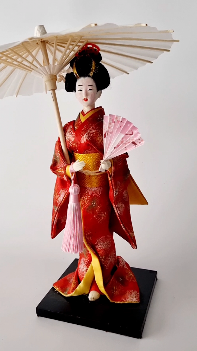 Japanese porcelain doll 1960s Vintage Japanese geisha doll | eBay