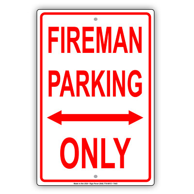 12x18 No Parking - Fire Lane Sign with Double Arrow., Sign Material=E.G. Reflective on Aluminum : Business And Store Signs