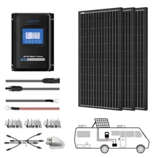 ACOpower 300w Solar Kit with 30Amp MPPT Charge Controller, 3 x 100w Panels