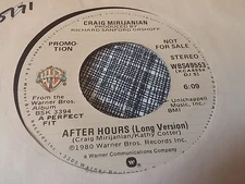 Craig Mirijanian 45 After Hours WB Promo 49553 VG++
