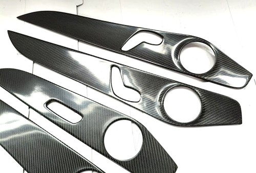 Carbon Fiber Interior Trim Door Strips for 15-17 Mercedes-Benz W205 C205 Sedan - Bild 5 von 8