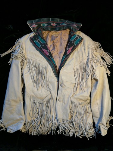 Miller Western Wear 1950s Leather Fringe Jacket Cr