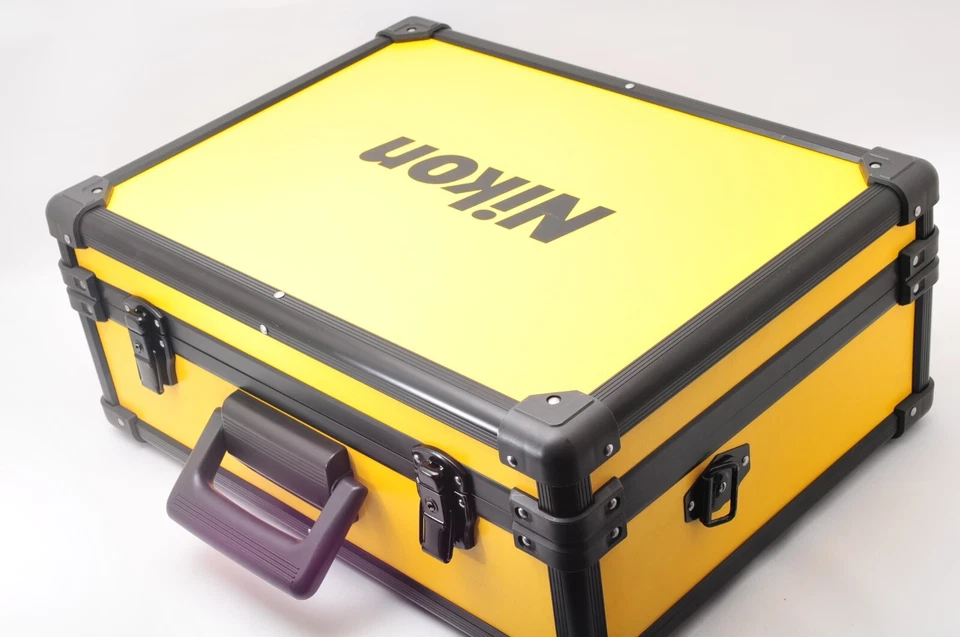 Редкий [N новый ++ с ремнем] Nikon желтый снасти жесткий атташе камеры чехол из Японии - Изображение 2 из 4