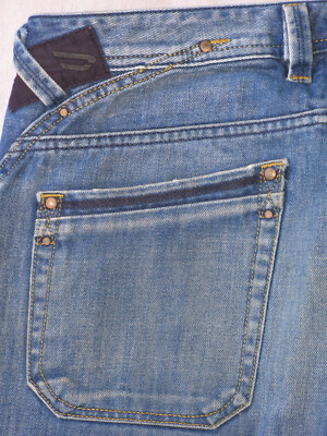 Diesel Mens Busky Relaxed Straight Jeans Sz 32 X 27