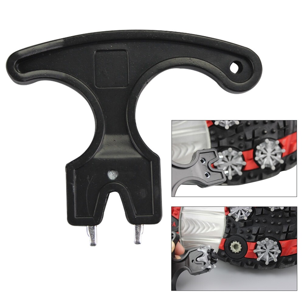 Golf Shoes Spike Wrench Two Pin Wrench Removal Tool for Golf Shoe Cleats Spikes
