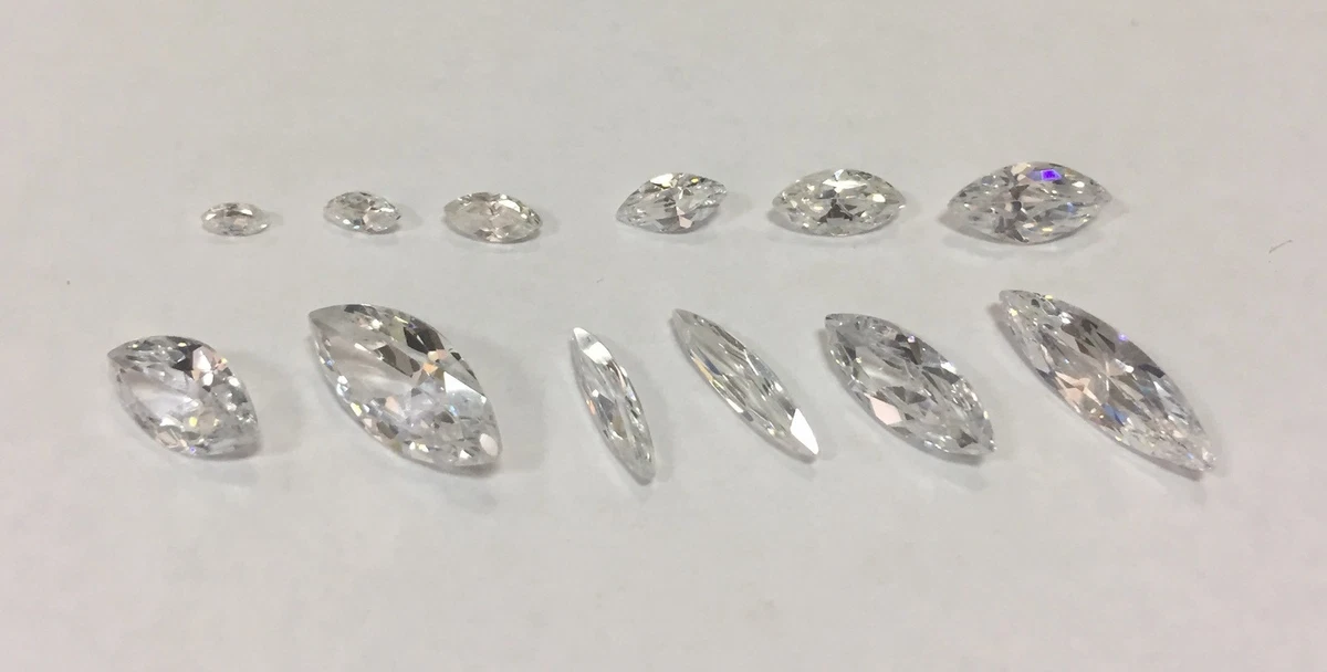 Marquise cubic zirconia loose stones sale