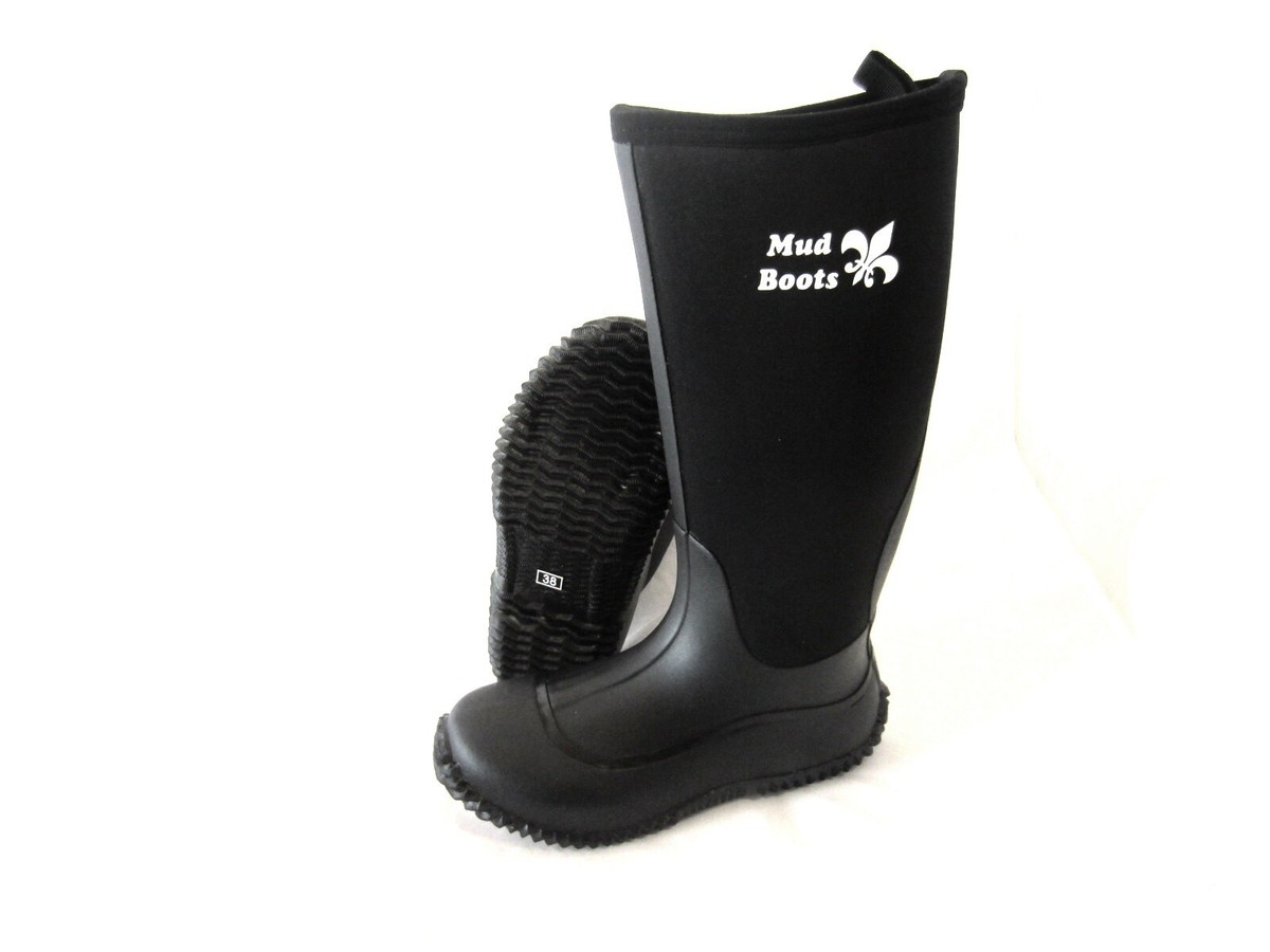 Neopren Stiefel Gummistiefel 38 Halbhoch Mud Boot Neopren Stiefel