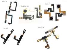 Home Button Fingerprint Sensor Flex Cable Ribbon For Nokia 5 6 8 Plus X5 X6