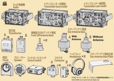 Passion Models 1/35 Nashorn Command Vehicle Radio Set