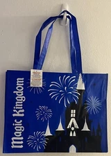 Retired Disney Reusable Shopper Bag - Magic Kingdom - Large 19x22 NWT