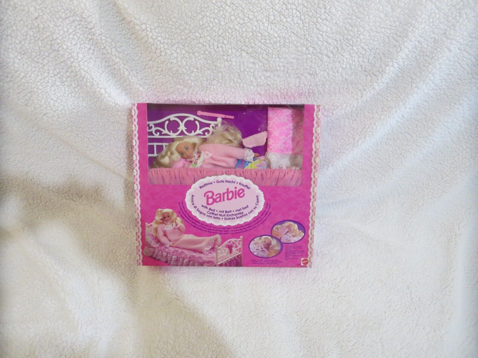 Mattel Bedtime Barbie with Bed Giftset Foreign Issue #10222 NRFB