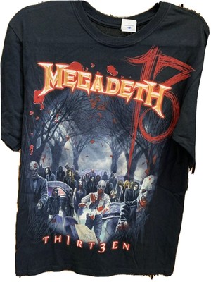 Megadeth Band T-Shirt 13 Heavy Metal | eBay