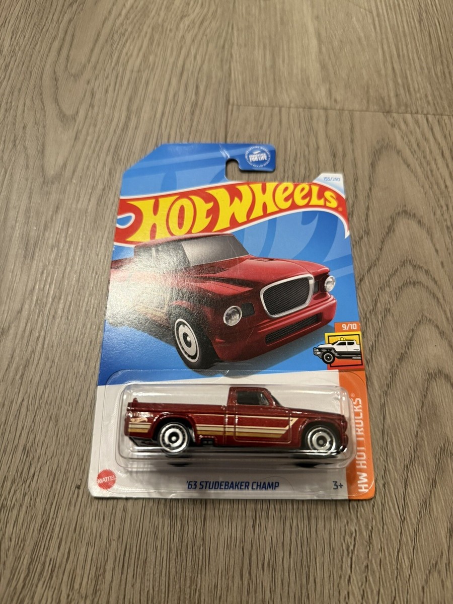 Hot Wheels '63 Studebaker Champ 155/250 HW Hot Trucks 9/10 Red W