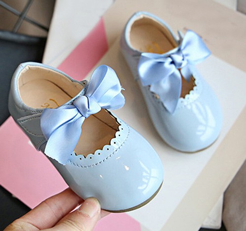 Baby Toddler Girls Kids Wedding Sandals Formal Flats Princess Party Dance Shoes - Picture 28 of 28