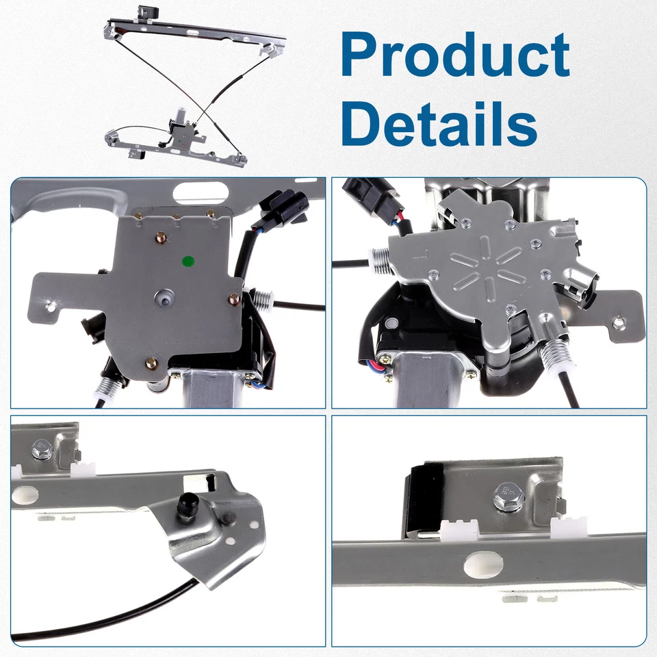 For 2007-2013 Chevrolet Avalanche Front Driver Side Window Regulator with Motor - Image 2 of 4