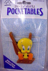 NIP-NEW-1996-WARNER-BROS-APPLAUSE-LOONEY-TUNES-TWEETY-BIRD-POCKETABLE-BOOKMARK