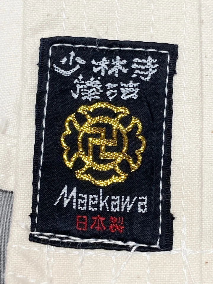 Top uniforme vintage años 70 Japón Shorinji Kempo Federación Manji Logo Sparring Gi Foto 3 de 4