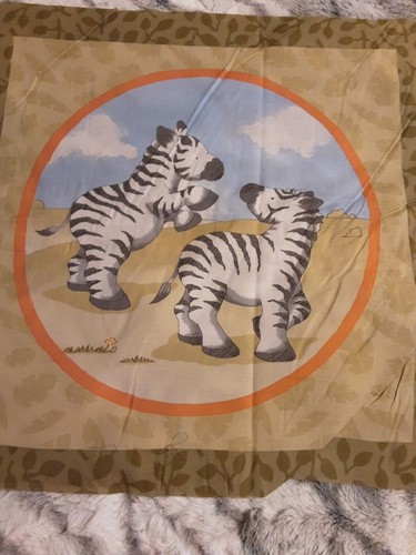 Fabric 2 Rhino And Zebra Pillow And Quilt Panel 17 L X 22 W Multicolor - Picture 5 of 5