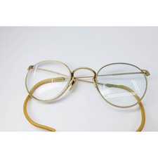 Artcraft Ful-Vue Vintage 1/10 12K GF Gold Filled Round Eyeglasses Frames 34919