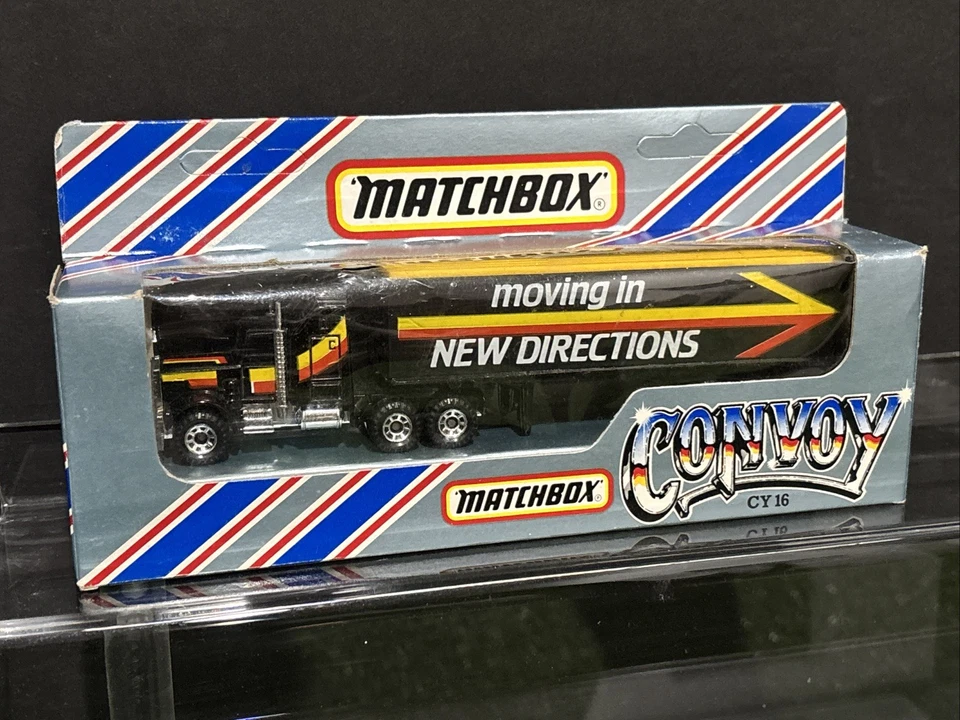 MATCHBOX 1983 RARE! CY9A MOVING IN NEW DIRECTIONS KENWORTH BOX TRUCK CONVOY CY16 - Image 2 of 4