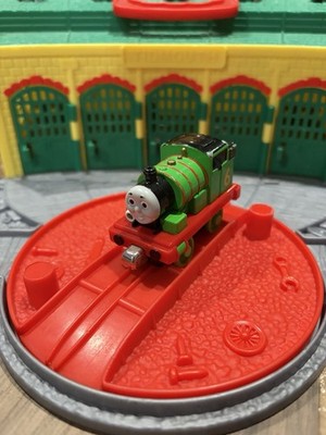 WORKING Thomas And Friends Take N Play Talking Percy Missing Wheel READ SEE PICS