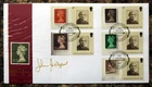GB 2007 Machin FDC Signed by John Hedgecoe Used GX301