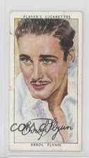 1938 Player's Film Stars Series 3 Tobacco Errol Flynn #15 0n8e