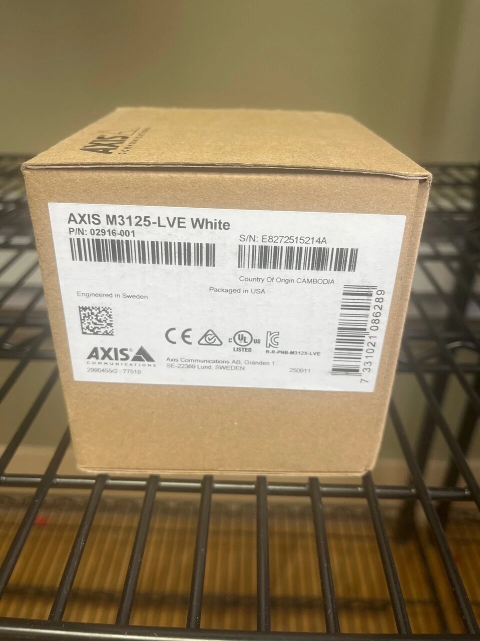 AXIS M3125-LVE Dome Camera