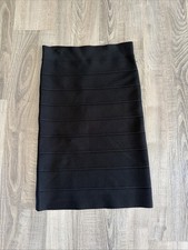 BCBGMAXAZRIA SKIRT - ALEXA SKIRT SIZE S Black MSRP 148 New With Tags