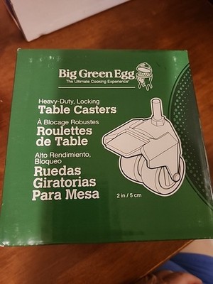 Big Green Egg 114662 Heavy Duty Locking Table Casters