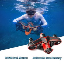 Sea Scooter Dual Motors 4000 mAh Tavola da Immersione 2m/s Doppia Batteria 60Min