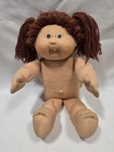 Vintage 1982 Coleco Cabbage Patch Kids Doll Brown Eyes Brown Hair 1 Tooth Dimple