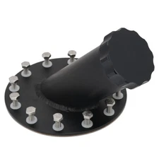 Black Fuel Cell Fast Fill Filler Neck Aluminum 45 Degree 12 Bolt Flange Billet