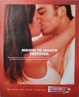 2005 Vintage Magazine Page ad for Close-Up Toothpaste