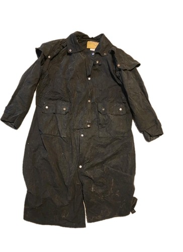 Outback Trail by Foxfire 2XL Oilskin Waterproof Duster Long Coat
