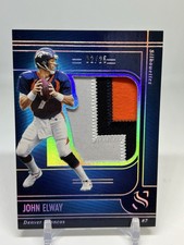 2025 Panini Silhouette Swatches John Elway Jersey /25 Denver Broncos SP