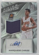 2016 Panini Spectra Rising Star Memorabilia 189/199 Marquese Chriss #10 Auto 0a3